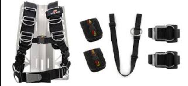 Diving weight system, integrated, belt and Backplate